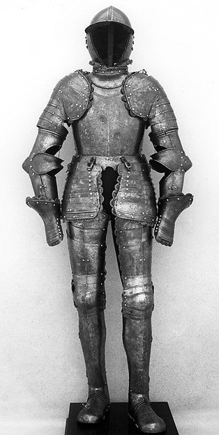 Portions of an Armor Garniture c1620–30, Poster Print Wall Art