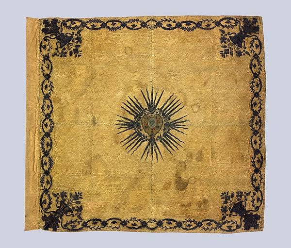 Banner of Louis XIV King of France 17th cent, Poster Print Wall Art