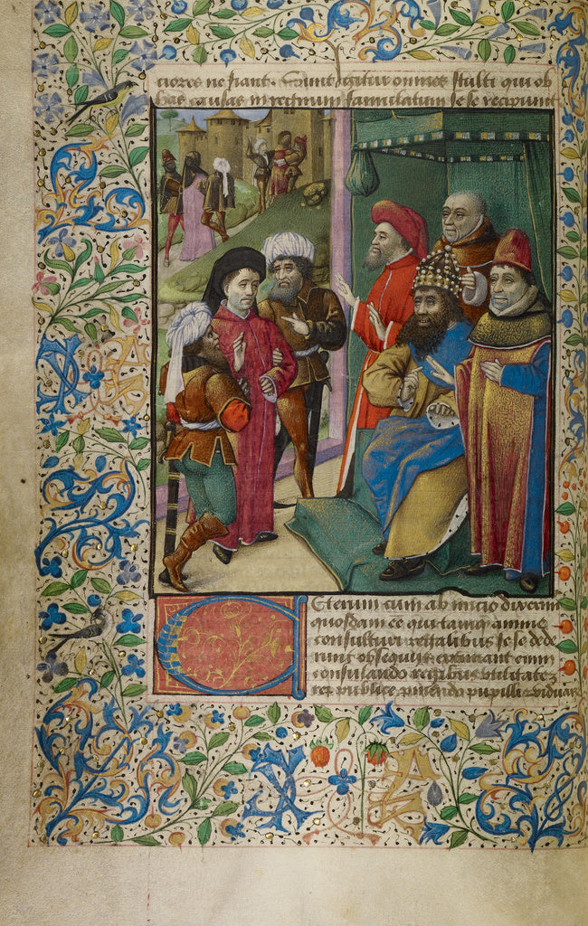 Unknown:An Emperor at Court, Poster Print Wall Art