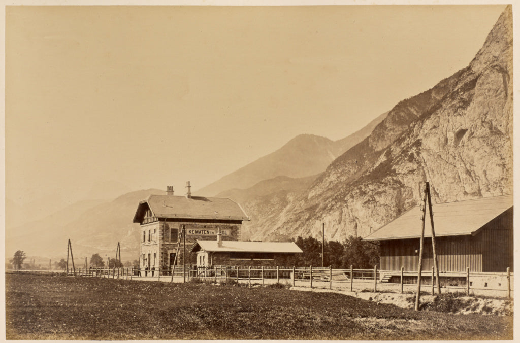 Carl Alfred Czichna:Station Kematen, Poster Print Wall Art
