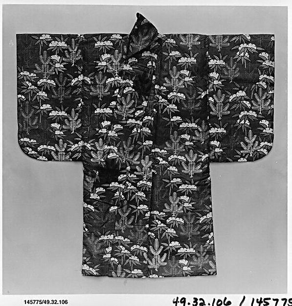 ,Noh Robe with Pattern of Young Pines and Snow-Cov,Japan ukiyo-e Period Image,16x12"(A3) Poster