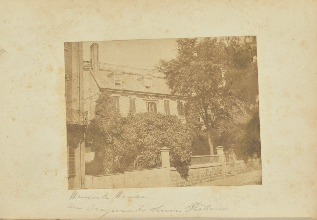 J.A. Whipple:Hancock House, Poster Print Wall Art