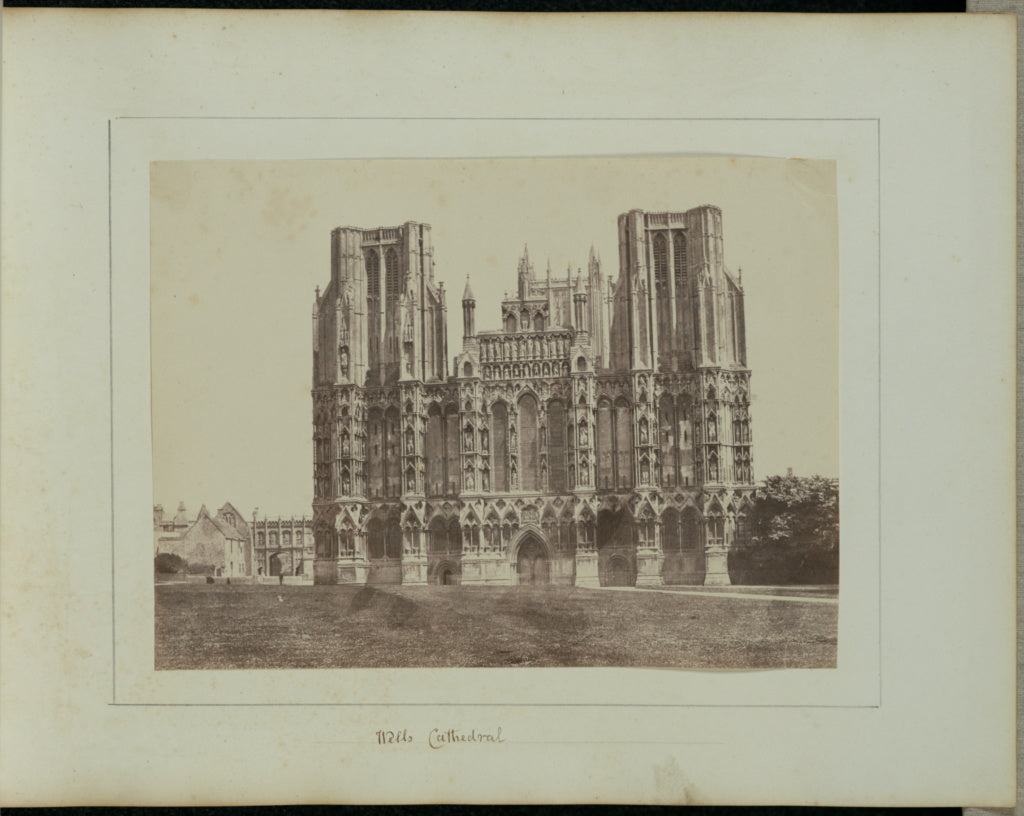 John Wheeley Gough Gutch:Wells Cathedral, Poster Print Wall Art