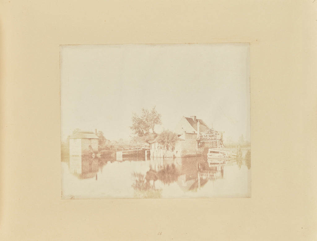 Samuel Buckle:Sluice, at Orton, Poster Print Wall Art
