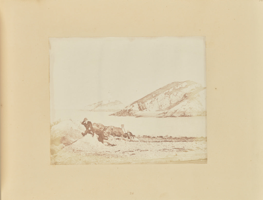 Samuel Buckle:The Mumbles Lighthouse, Near Swansea, Poster Print Wall Art