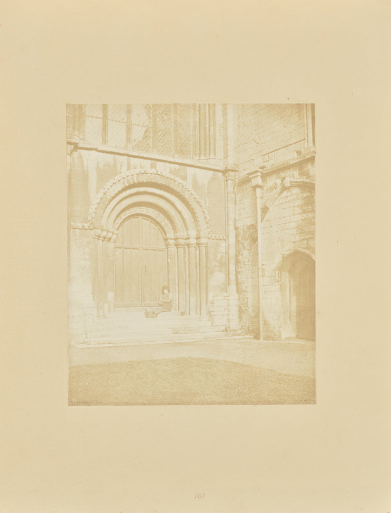 Samuel Buckle:South-East Door of Cathedral, Peterborough, Poster Print Wall Art