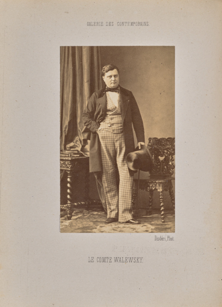 André Adolphe-Eugène Disdéri:Le comte Walewsky, Poster Print Wall Art