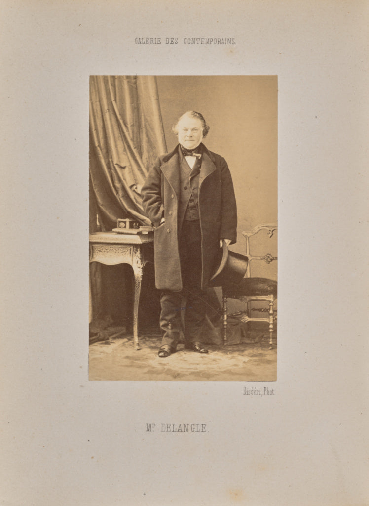 André Adolphe-Eugène Disdéri:Monsieur Delangle, Poster Print Wall Art
