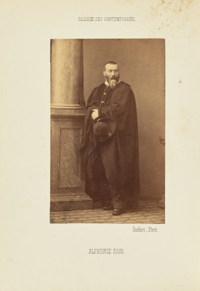 André Adolphe-Eugène Disdéri:Alphonse Karr, Poster Print Wall Art