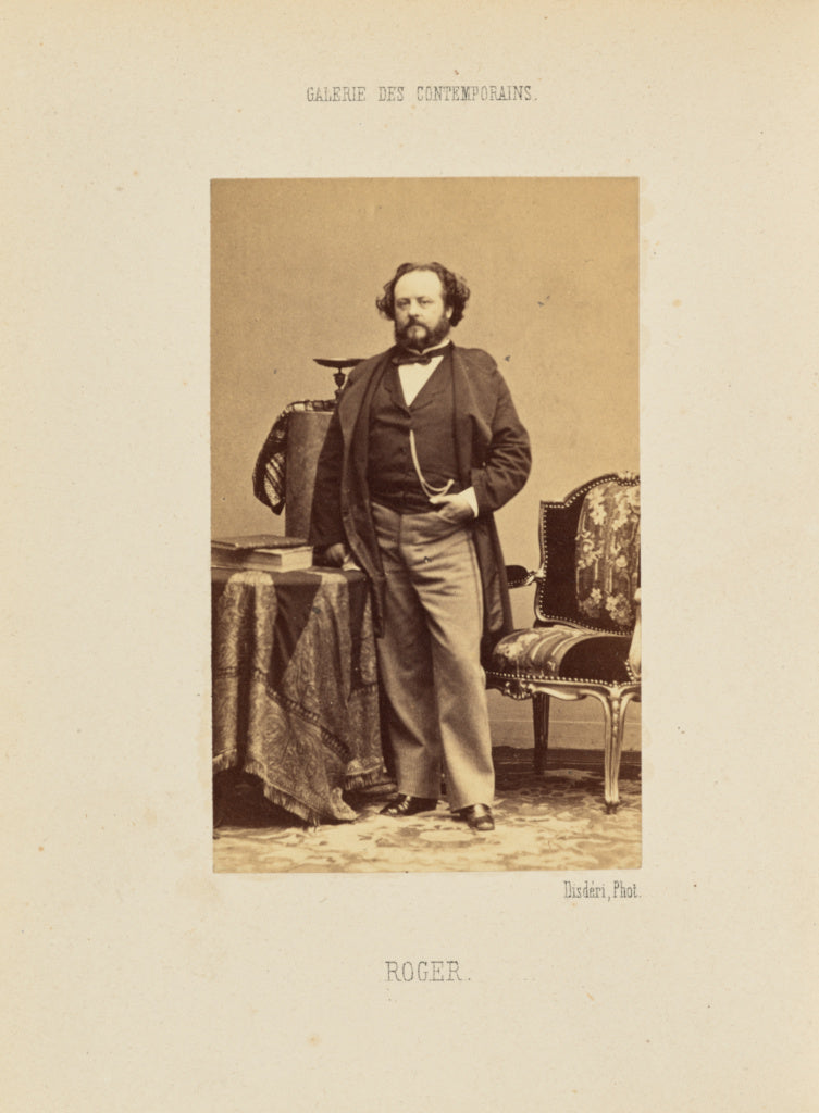 André Adolphe-Eugène Disdéri:Roger, Poster Print Wall Art