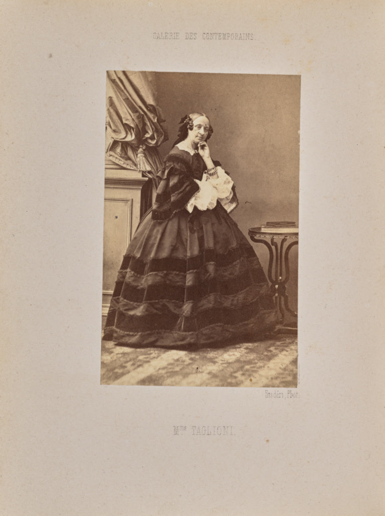 André Adolphe-Eugène Disdéri:Madame Taglione, Poster Print Wall Art