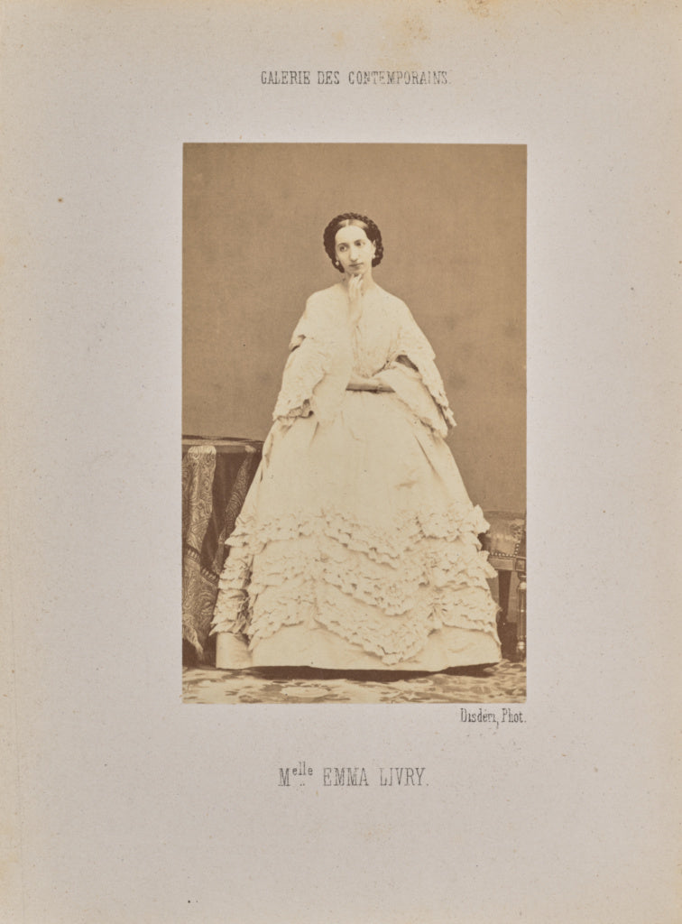 André Adolphe-Eugène Disdéri:Mademoiselle Emma Livry, Poster Print Wall Art
