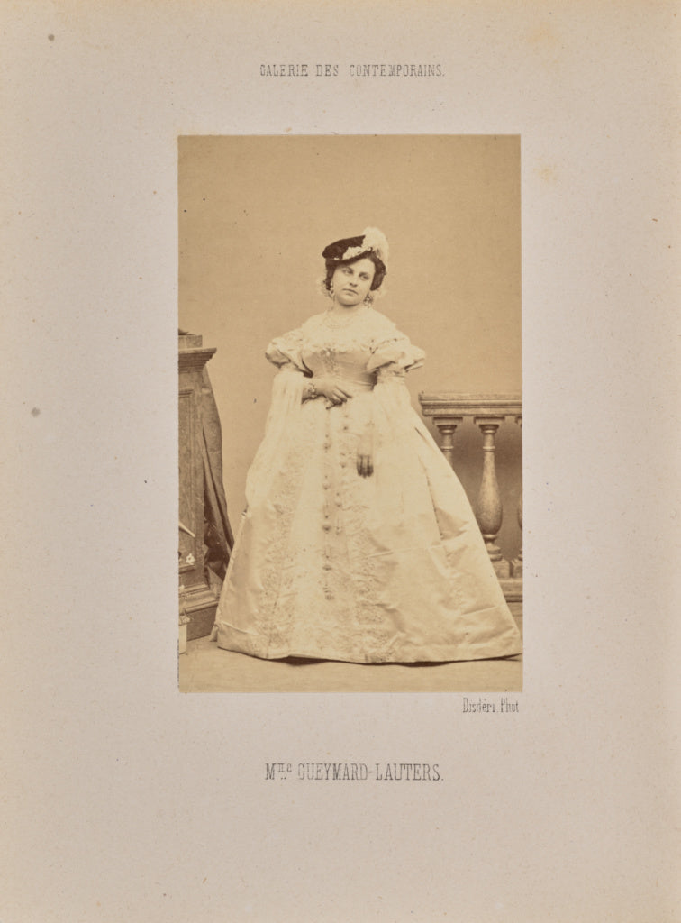André Adolphe-Eugène Disdéri:Madame Gueymard-Lauters, Poster Print Wall Art