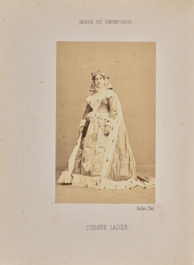 André Adolphe-Eugène Disdéri:Suzanne Lagier, Poster Print Wall Art