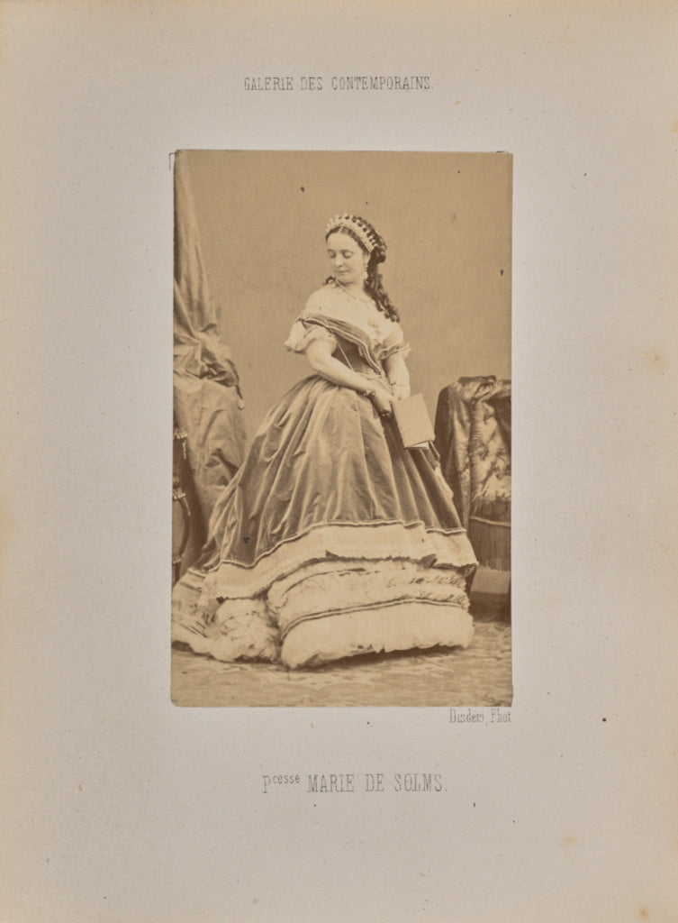 André Adolphe-Eugène Disdéri:Princesse Marie de Solms, Poster Print Wall Art