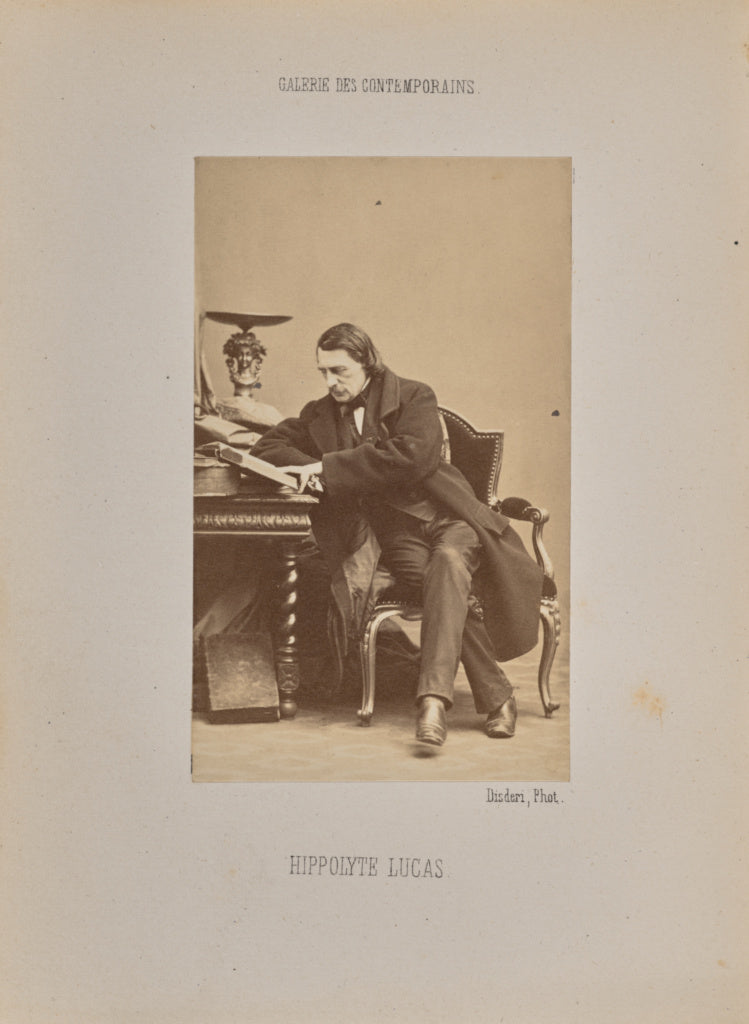 André Adolphe-Eugène Disdéri:Hippolyte Lucas, Poster Print Wall Art