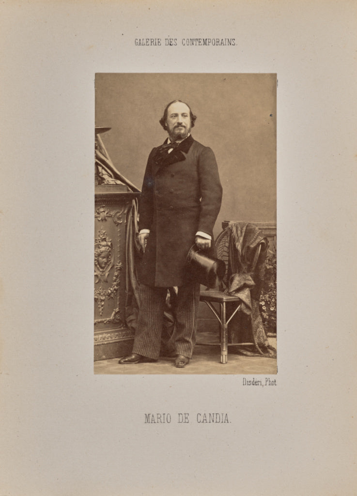 André Adolphe-Eugène Disdéri:Mario de Candia, Poster Print Wall Art