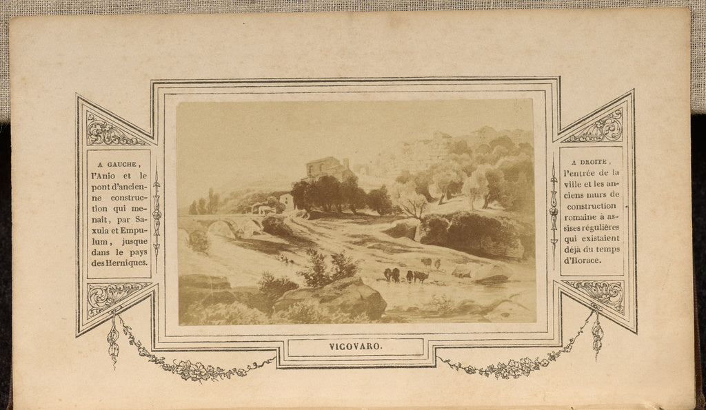 Ernest Barrias:Vicovaro, Poster Print Wall Art