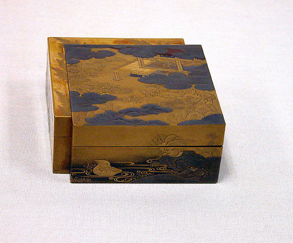 Kobako with tray 17th cent, Poster Print Wall Art