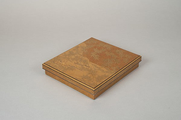 ,Writing Box with Episodes from the Tales of Ise,Classic Ming China Image,16x12"(A3) Poster
