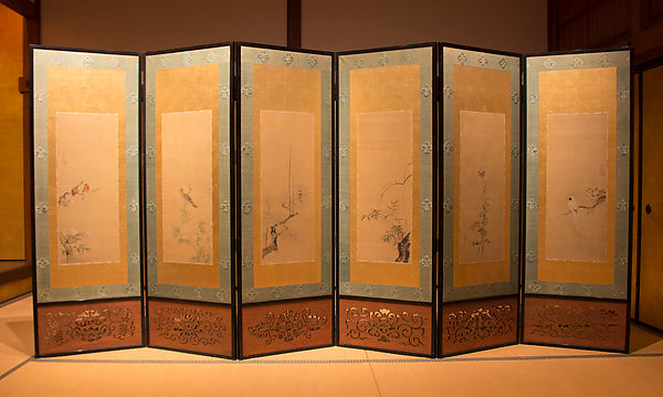 ,Birds and Flowers 17th cent-Kano Tan'y,,Japan ukiyo-e Period Image,16x12"(A3) Poster