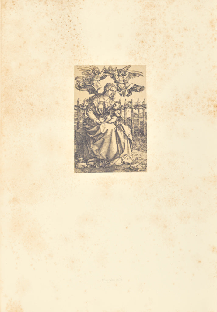 Bisson Frères:La Vierge couronnée par deux anges, Poster Print Wall Art