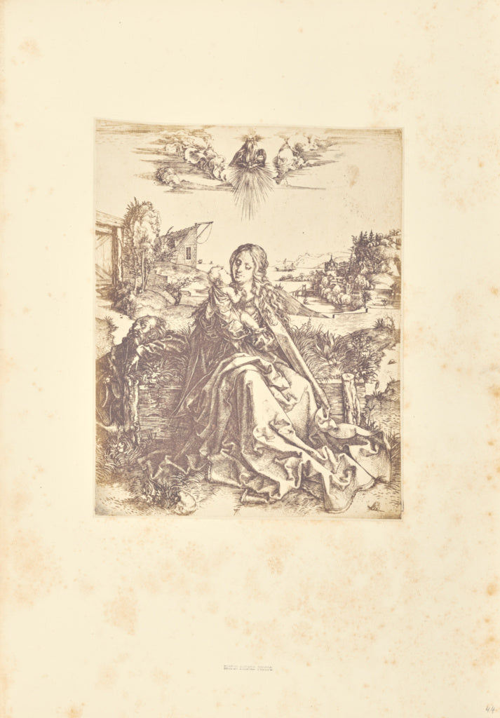Bisson Frères:La Sainte famille au papillon, Poster Print Wall Art