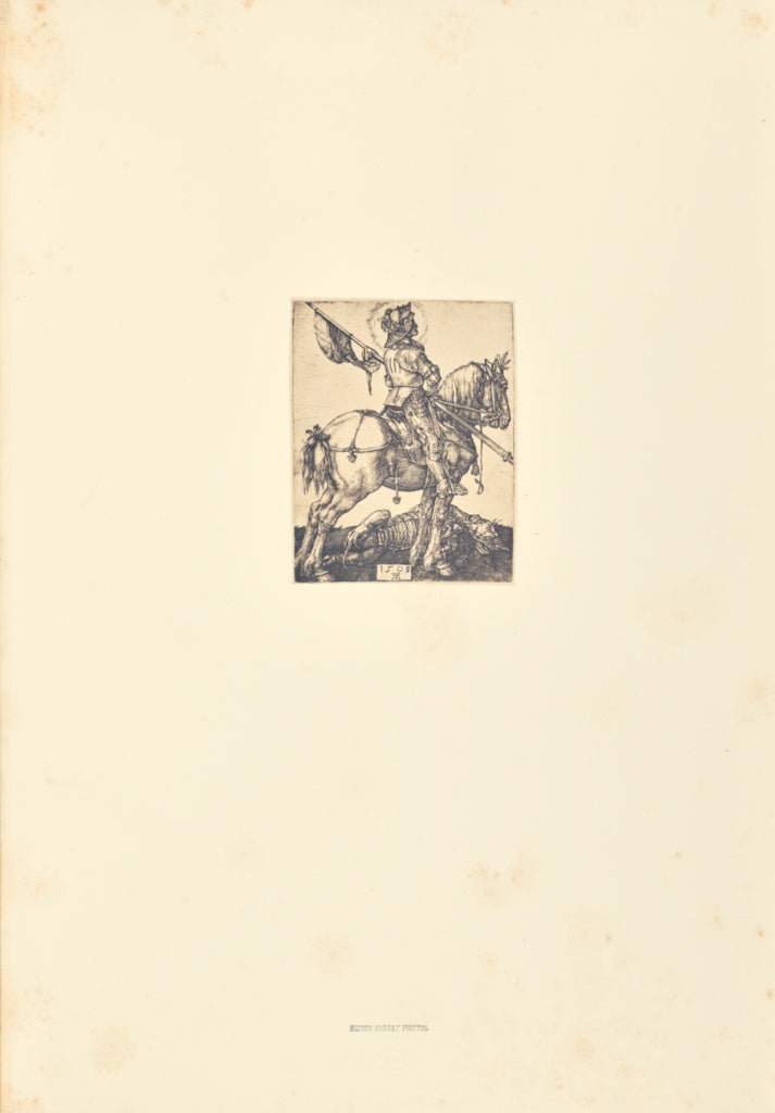 Bisson Frères:Saint George à cheval, Poster Print Wall Art