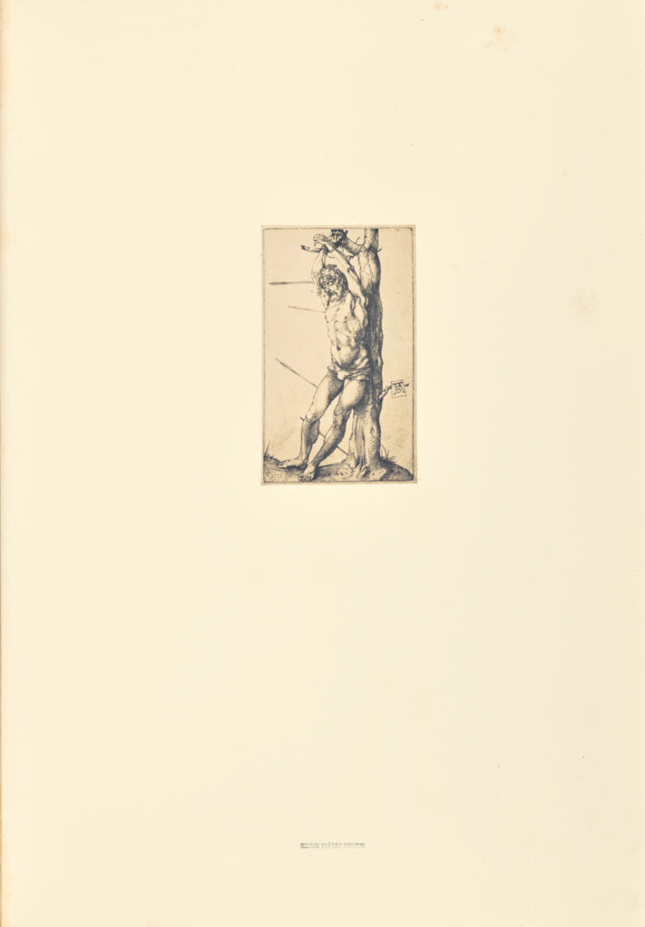 Bisson Frères:Saint Sébastien attaché à un arbre, Poster Print Wall Art