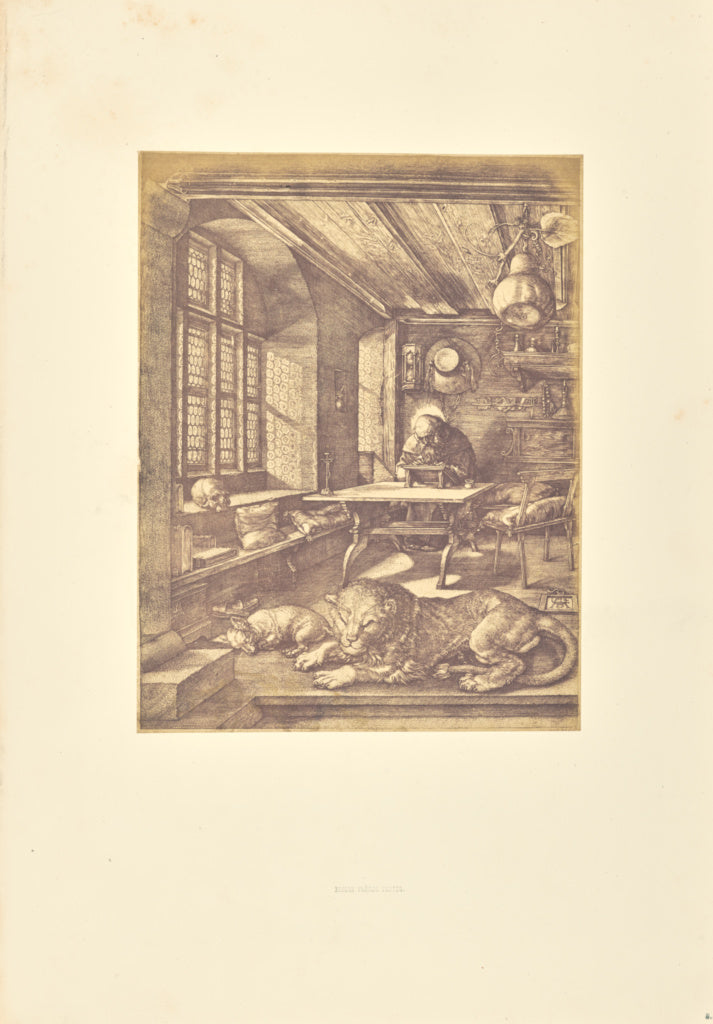 Bisson Frères:Saint Jérôme dans sa cellule, Poster Print Wall Art