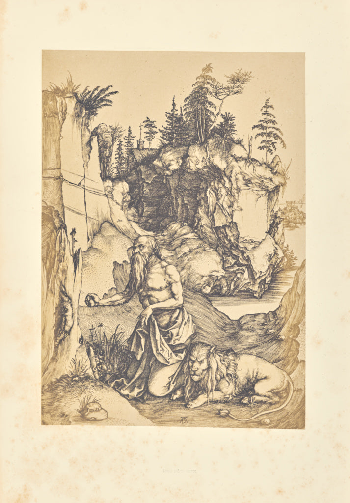 Bisson Frères:Saint Jérôme en pénitence, Poster Print Wall Art