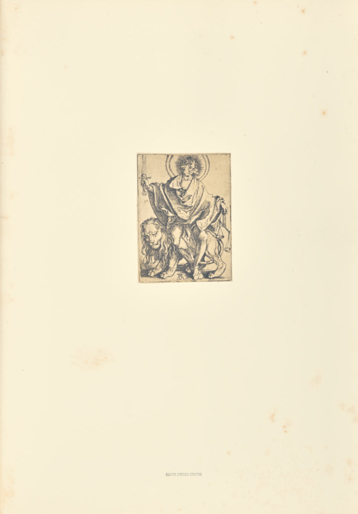 Bisson Frères:Némésis ou la justice, Poster Print Wall Art