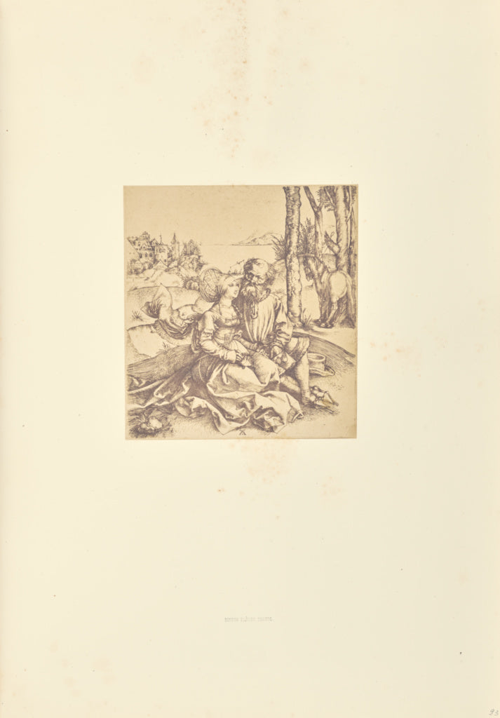 Bisson Frères:Les Offres d'amour, Poster Print Wall Art
