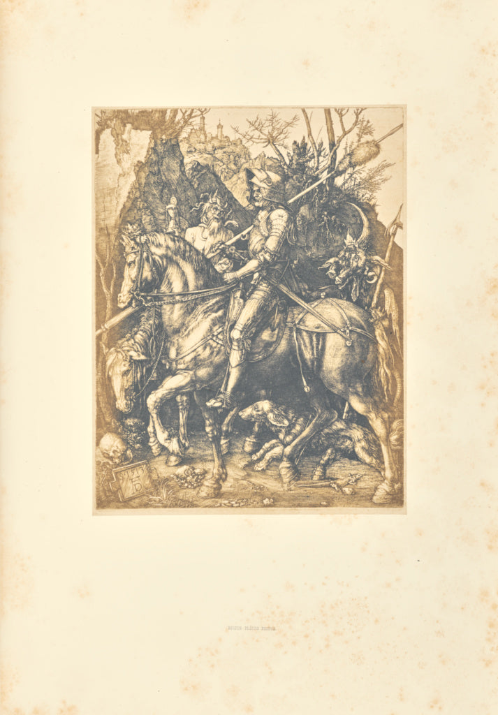 Bisson Frères:Le Chevalier de la mort, Poster Print Wall Art