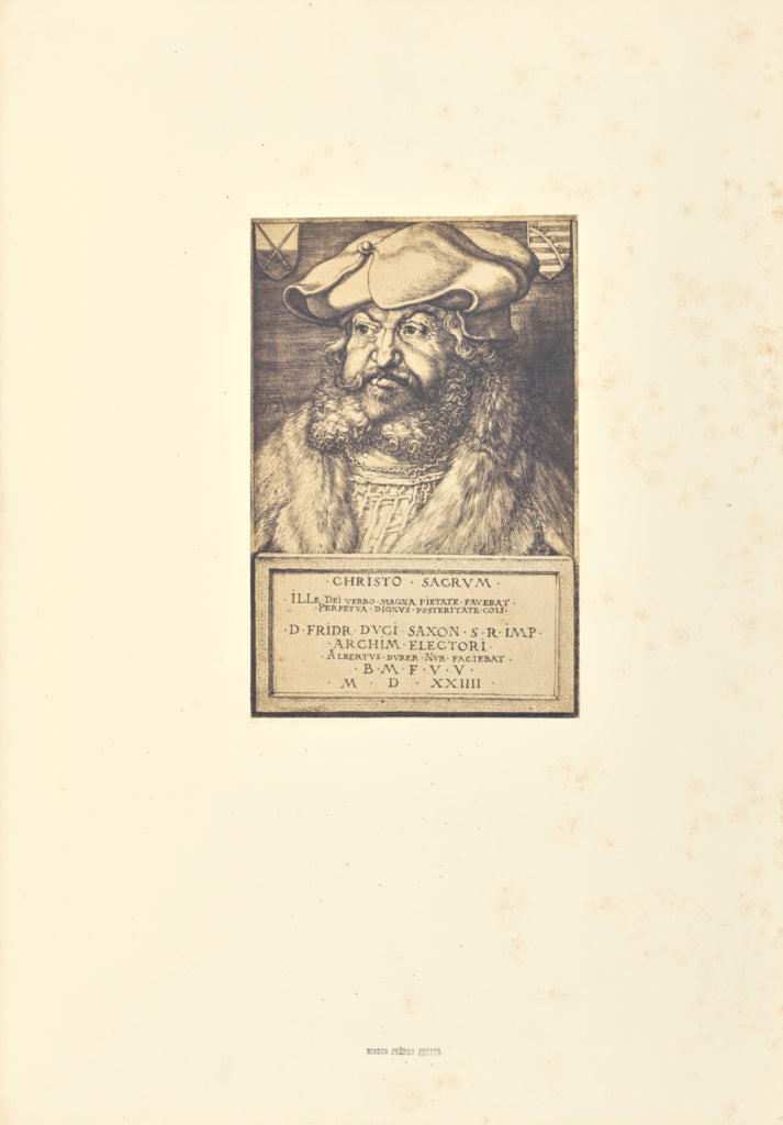 Bisson Frères:Frédéric, électeur de Saxe, Poster Print Wall Art
