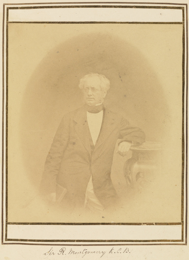 Felice Beato:Sir R. Montgomery K.C.B., Poster Print Wall Art