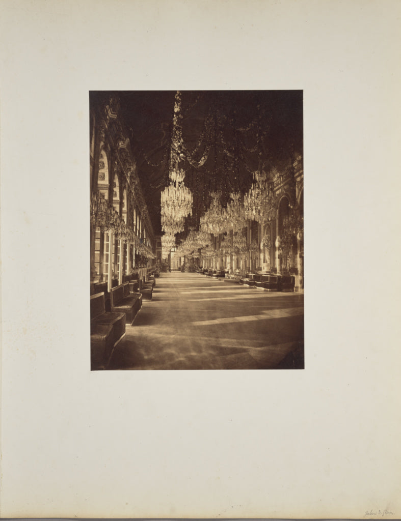 André Adolphe-Eugène Disdéri:Galerie des Glaces, Poster Print Wall Art