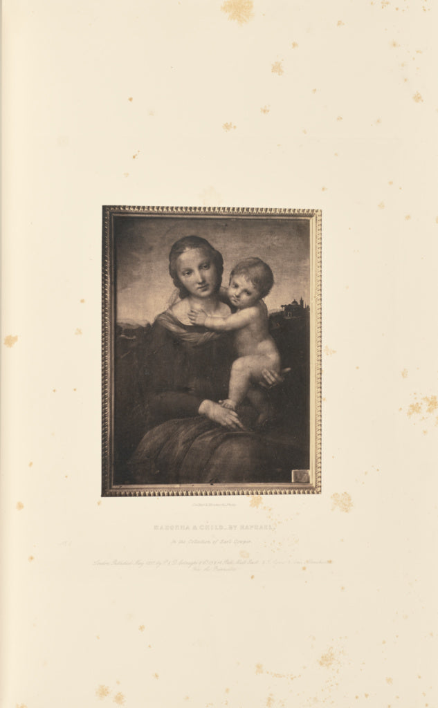 Caldesi & Montecchi:Madonna and Child, by Raphael, Poster Print Wall Art
