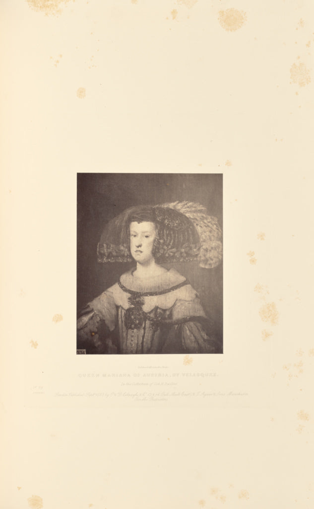 Caldesi & Montecchi:Queen Mariana of Austria, by Velasquez, Poster Print Wall Art