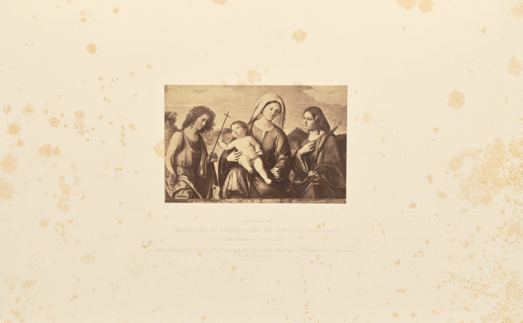 Caldesi & Montecchi:Marriage of Saint Catherine by Cima da C, Poster Print Wall Art