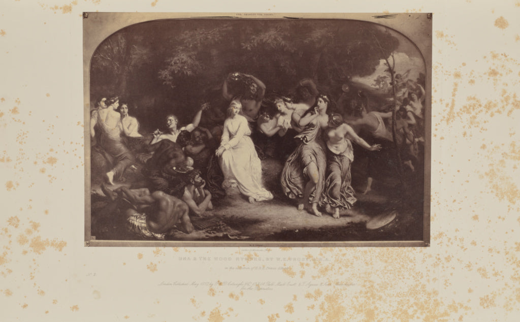 Caldesi & Montecchi:Una and the Wood Nymphs, by W.E. Frost, ,16x12"(A3)Poster