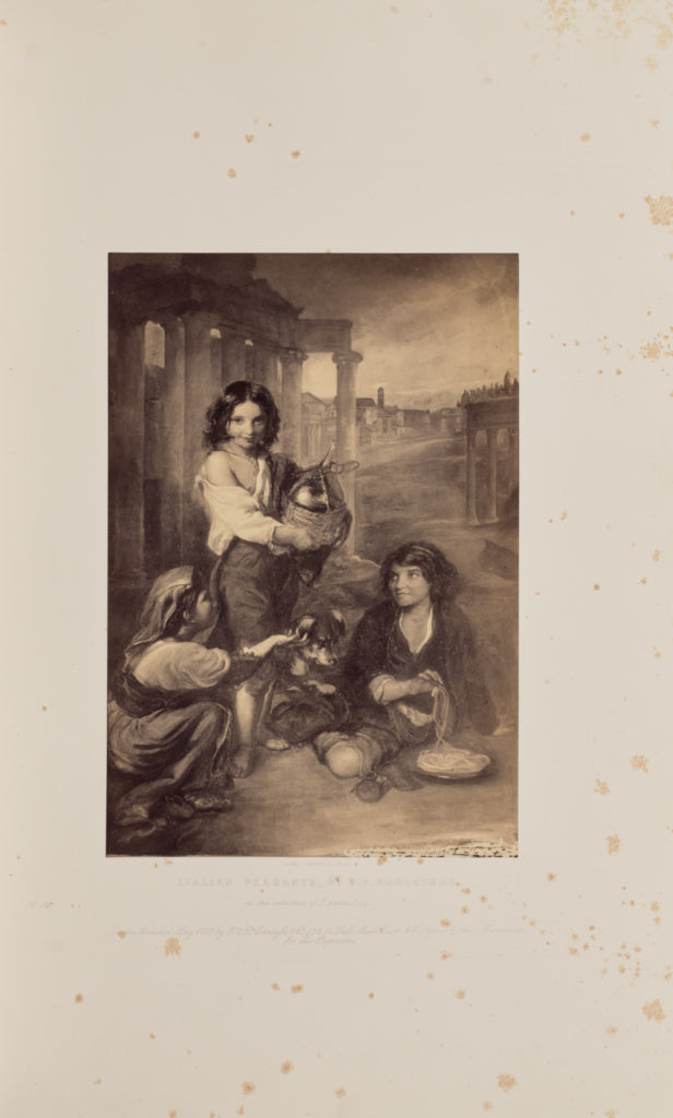 Caldesi & Montecchi:Italian Peasants, by F.Y. Hurlstone, Poster Print Wall Art