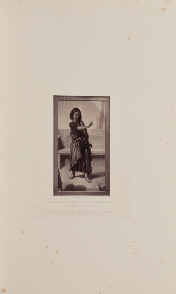 Caldesi & Montecchi:The Boy Daniel, by J.R. Herbert, R.A., Poster Print Wall Art