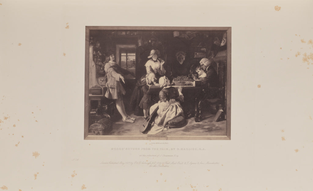 Caldesi & Montecchi:Moses' Return from the Fair, by D. Macli, Poster Print Wall Art