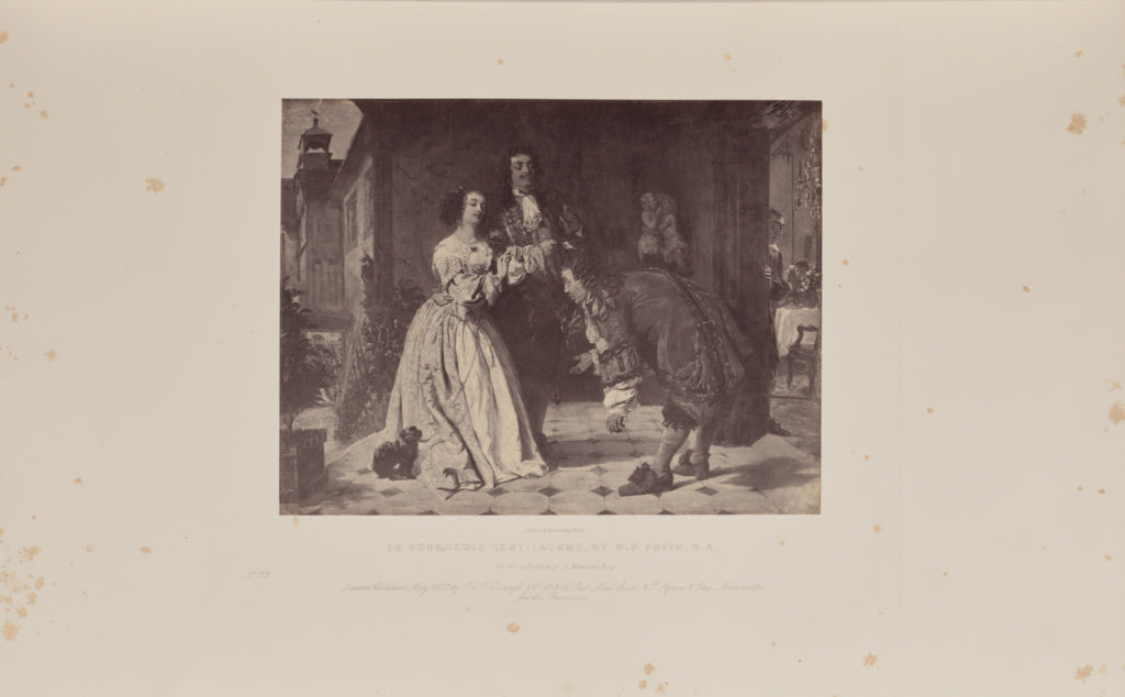 Caldesi & Montecchi:Le Bourgeois Gentilhomme, by W.P. Frith,, Poster Print Wall Art
