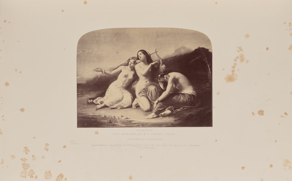 Caldesi & Montecchi:The Syrens, by W.E. Frost, A.R.A., Poster Print Wall Art