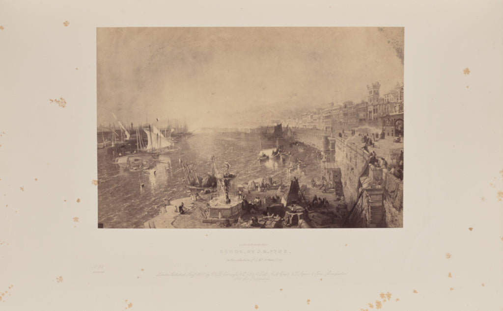 Caldesi & Montecchi:Genoa, by J.B. Pyne, Poster Print Wall Art
