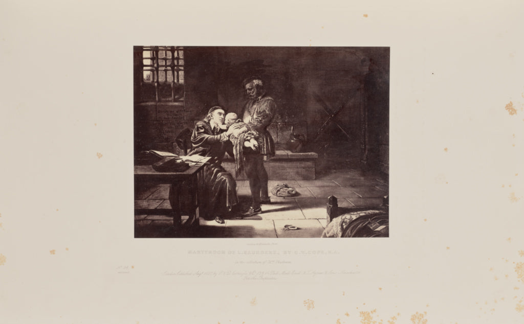Caldesi & Montecchi:Martyrdom of L. Saunders, by C.W. Cope, , Poster Print Wall Art
