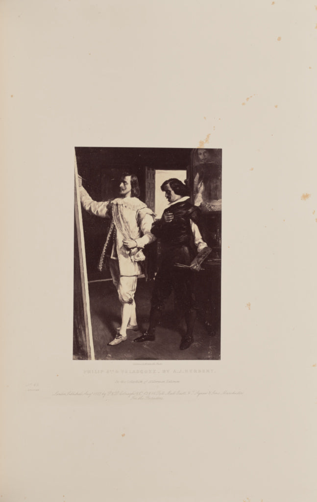 Caldesi & Montecchi:Philip II and Velasquez, by A.J. Herbert, Poster Print Wall Art