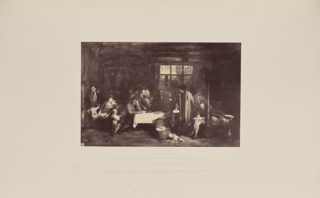 Caldesi & Montecchi:Distraining for Rent, by Sir D. Wilkie, , Poster Print Wall Art